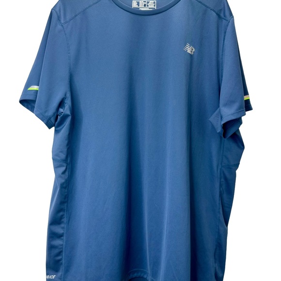 New Balance Running  Athletic Blue Tee Size XL - Picture 1 of 8